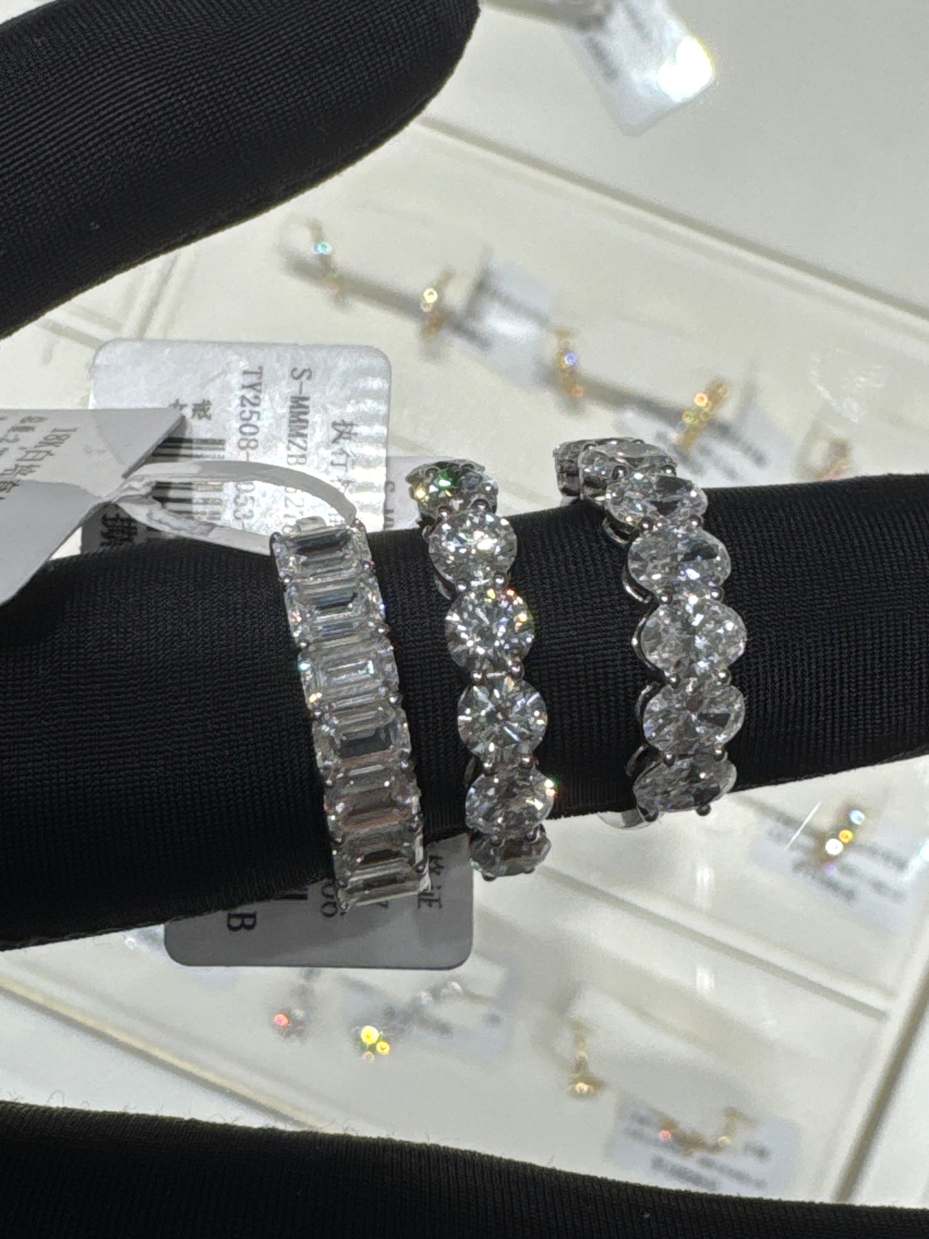 Payment for ElevatedLux to pay(18k white gold/3 eternity bannds)