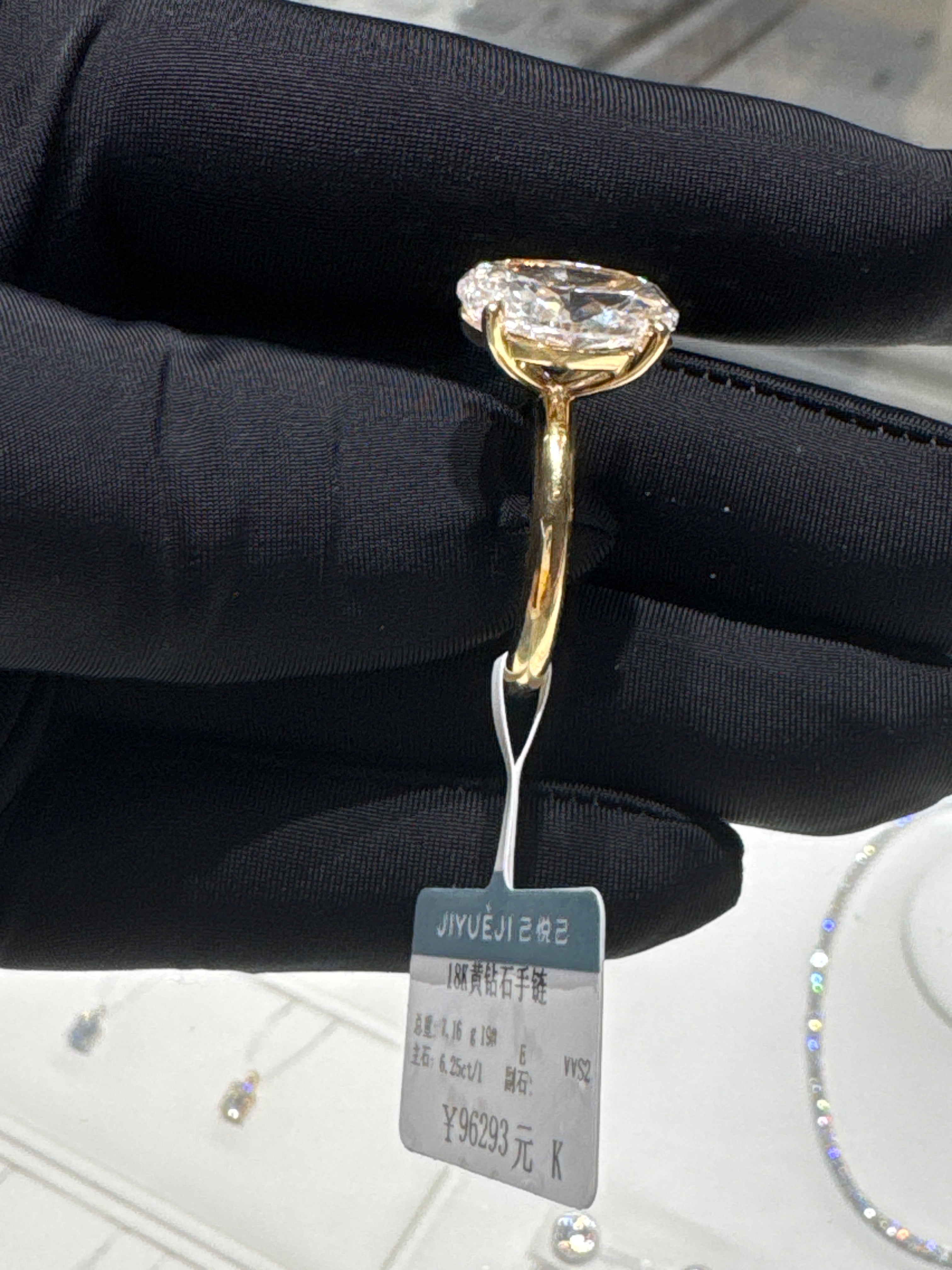 payment to pay for Clairvoyant(Oval solitaire 6.25ct)