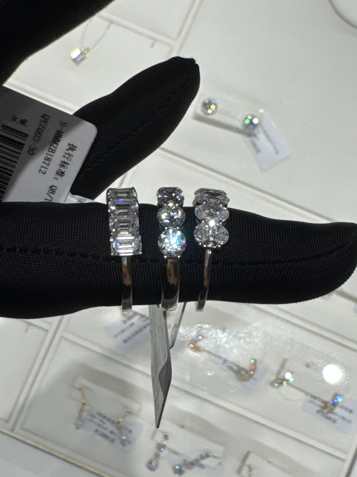Payment for ElevatedLux to pay(18k white gold/3 eternity bannds)