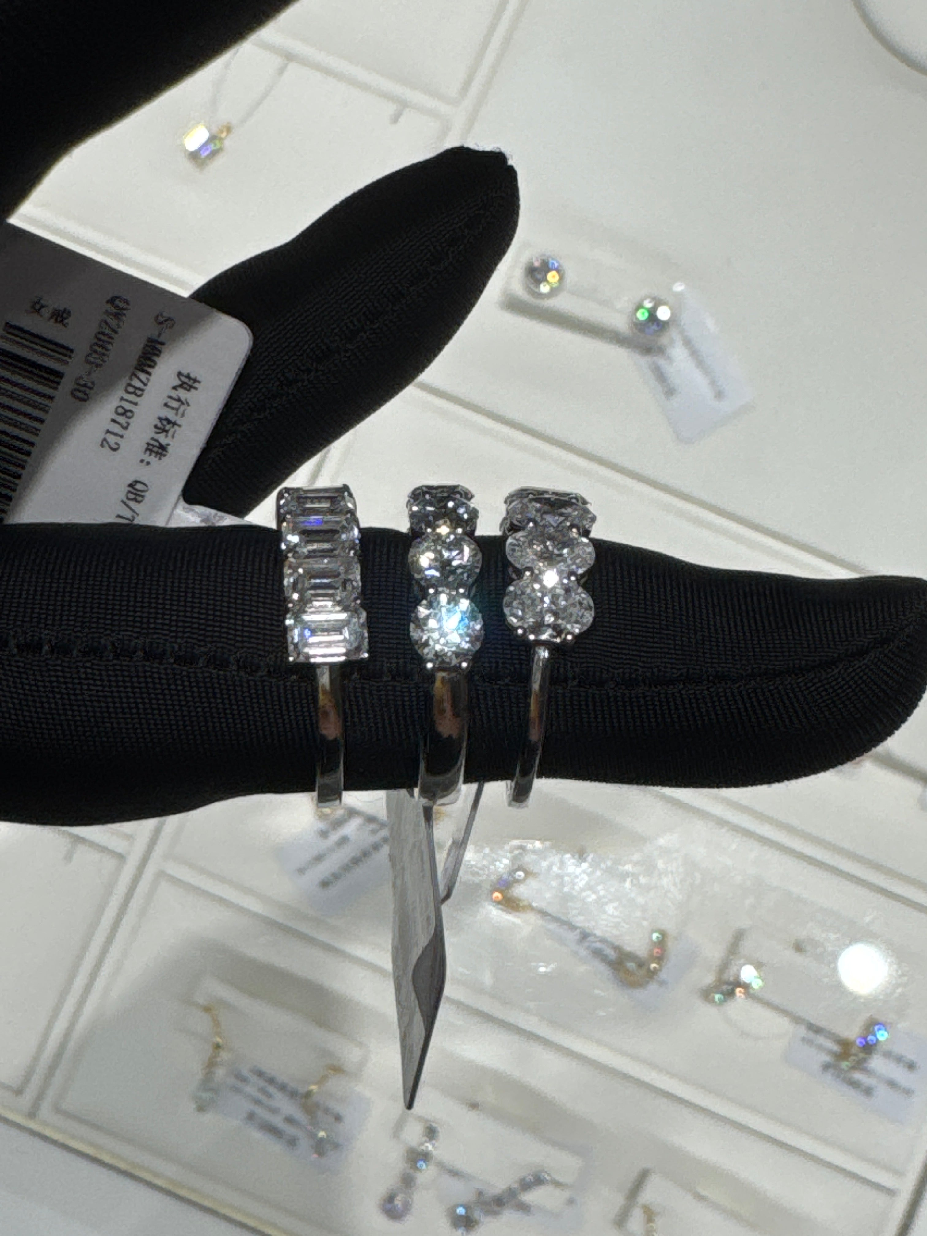 Payment for ElevatedLux to pay(18k white gold/3 eternity bannds)