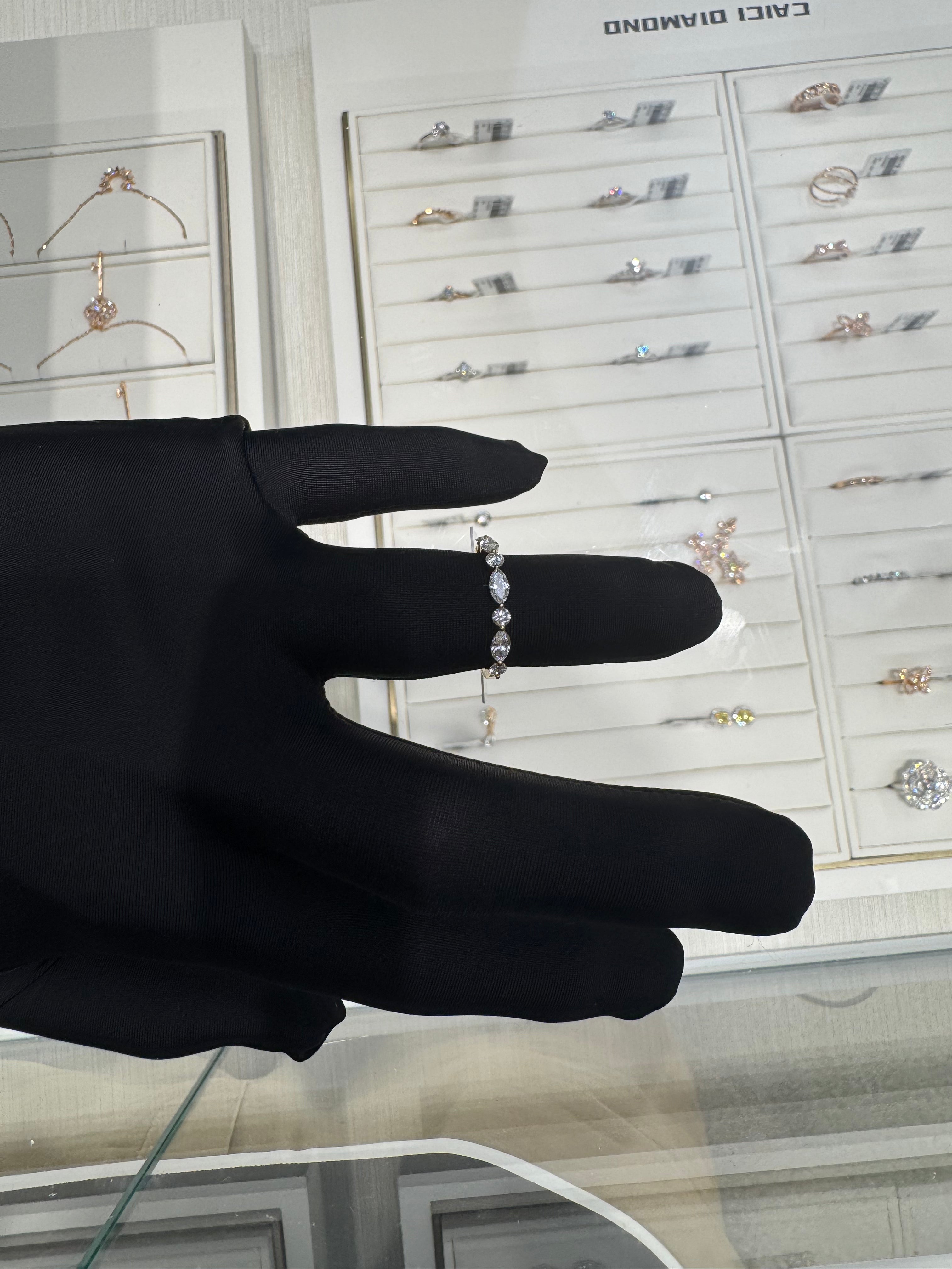 .769ct Marquis Wedding Band for Motie