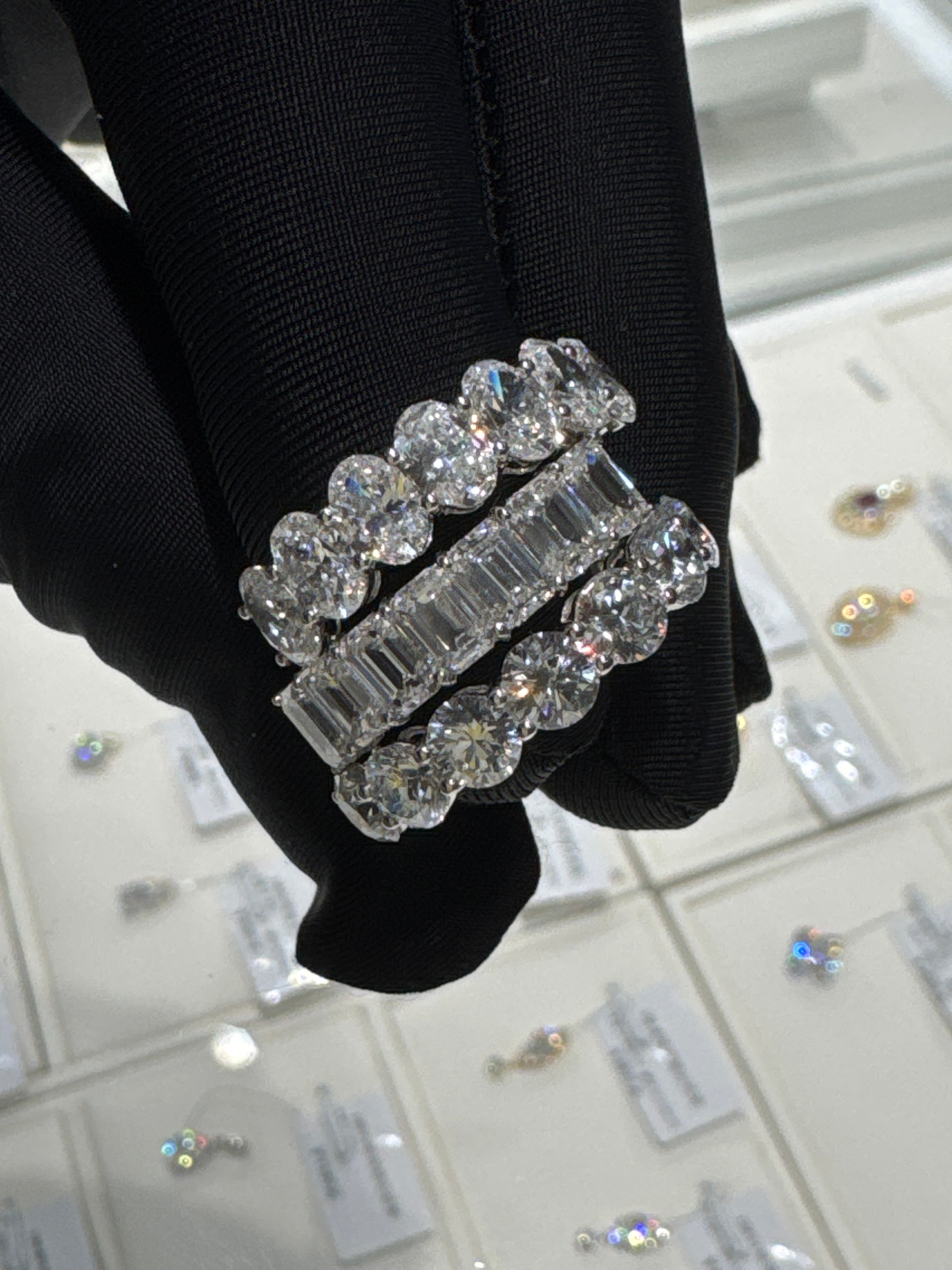 Payment for ElevatedLux to pay(18k white gold/3 eternity bannds)