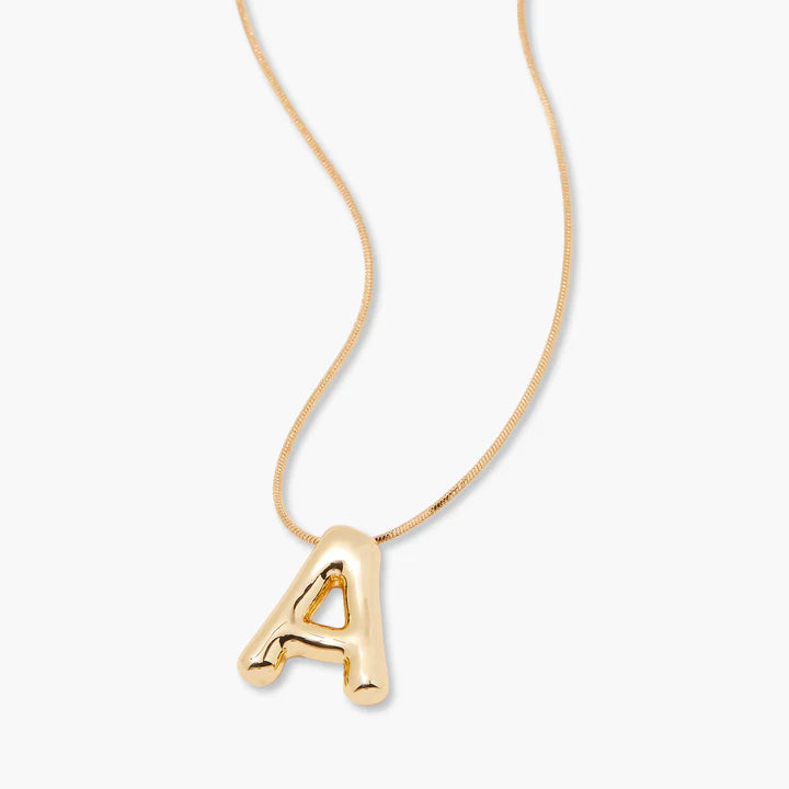 18K Gold Lucky Letters Necklace