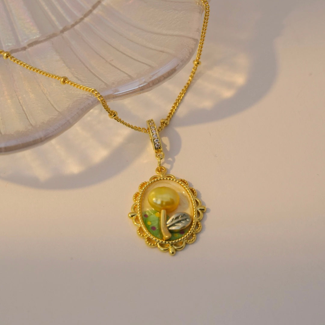 14K Gold Garden of Gold Necklace