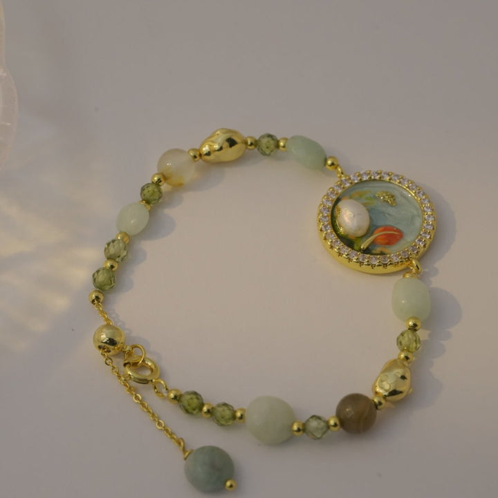 14K Gold Verdant Serenity Bracelet