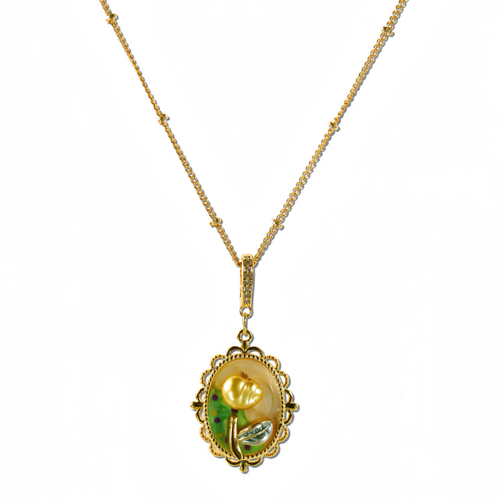 14K Gold Garden of Gold Necklace