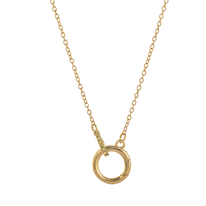 18K Gold Eternal Birth CircleNecklace