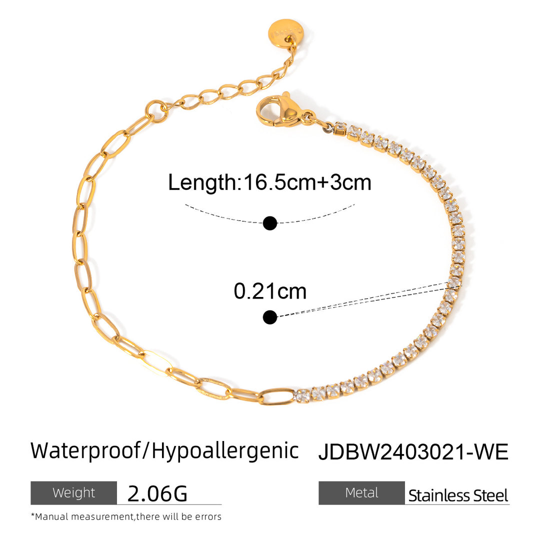 18K Gold Radiance Chain Bracelet