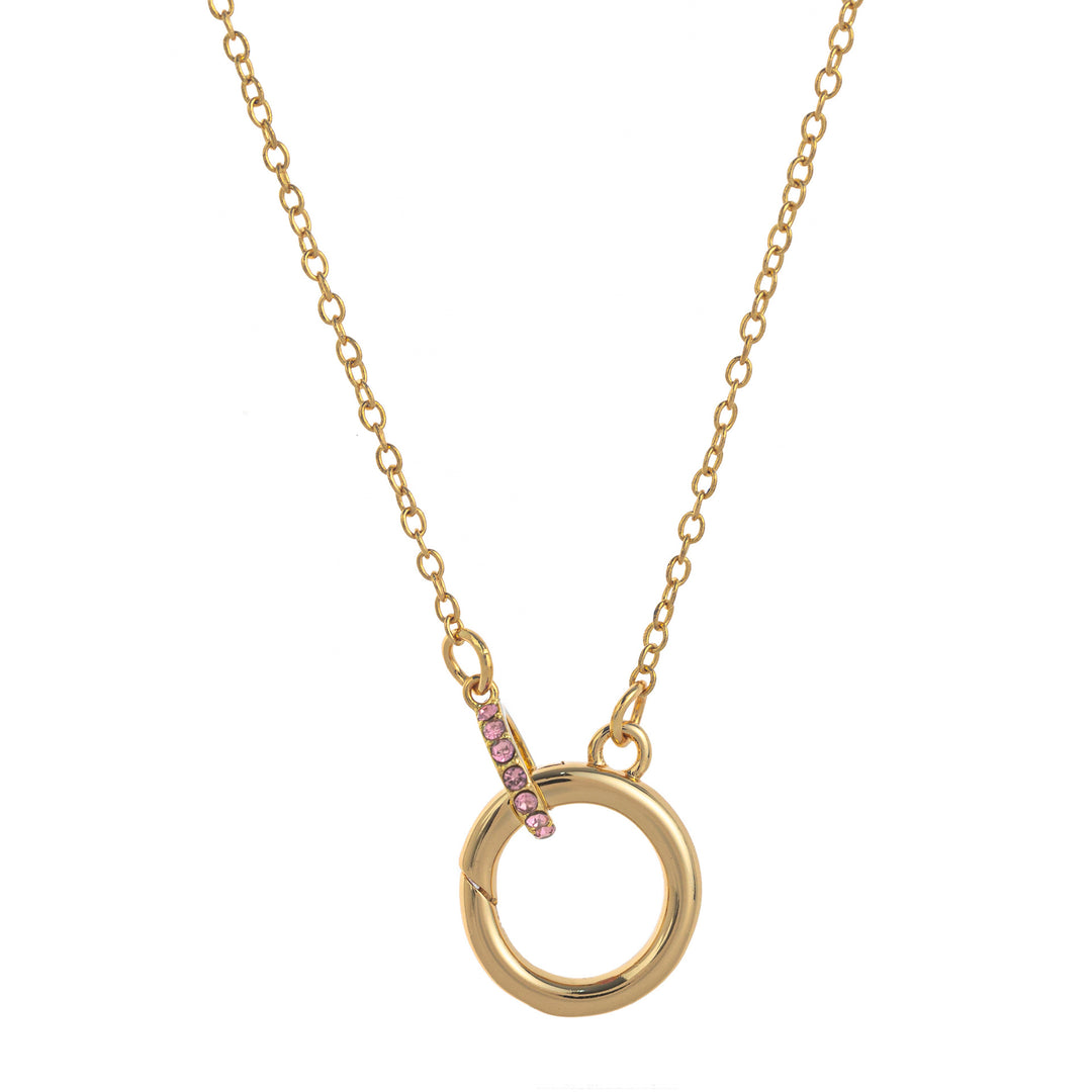 18K Gold Eternal Birth CircleNecklace