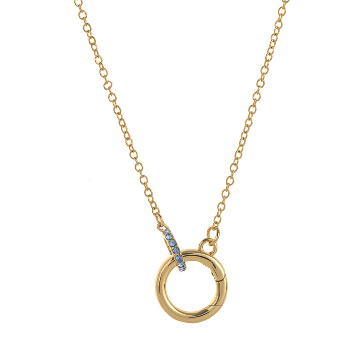 18K Gold Eternal Birth CircleNecklace