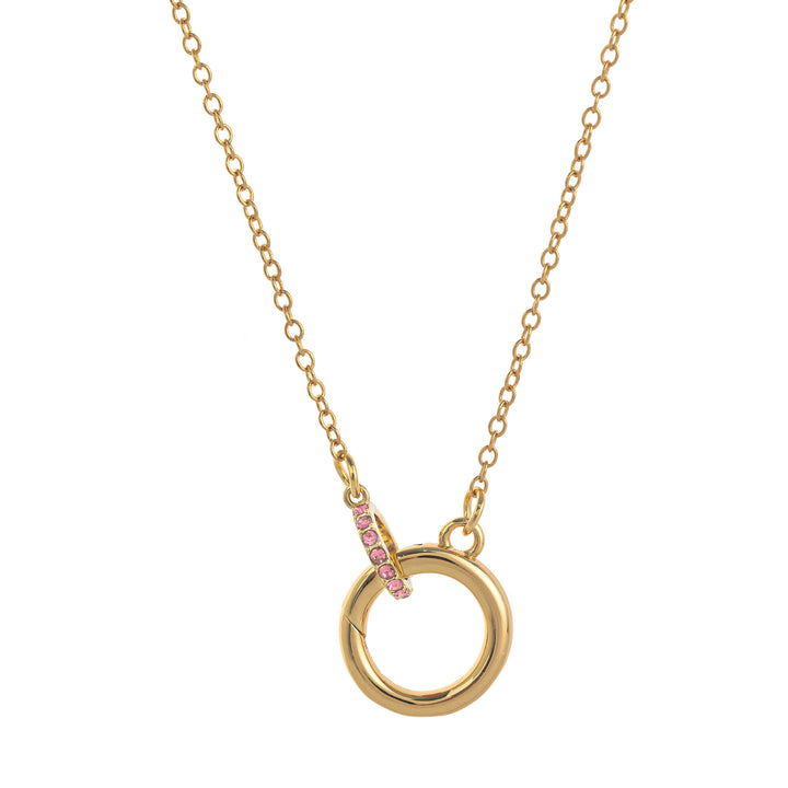 18K Gold Eternal Birth CircleNecklace