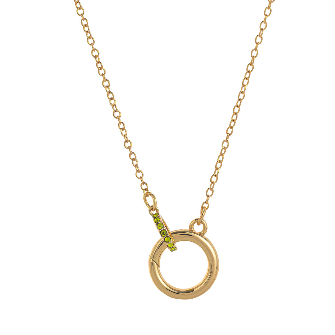 18K Gold Eternal Birth CircleNecklace