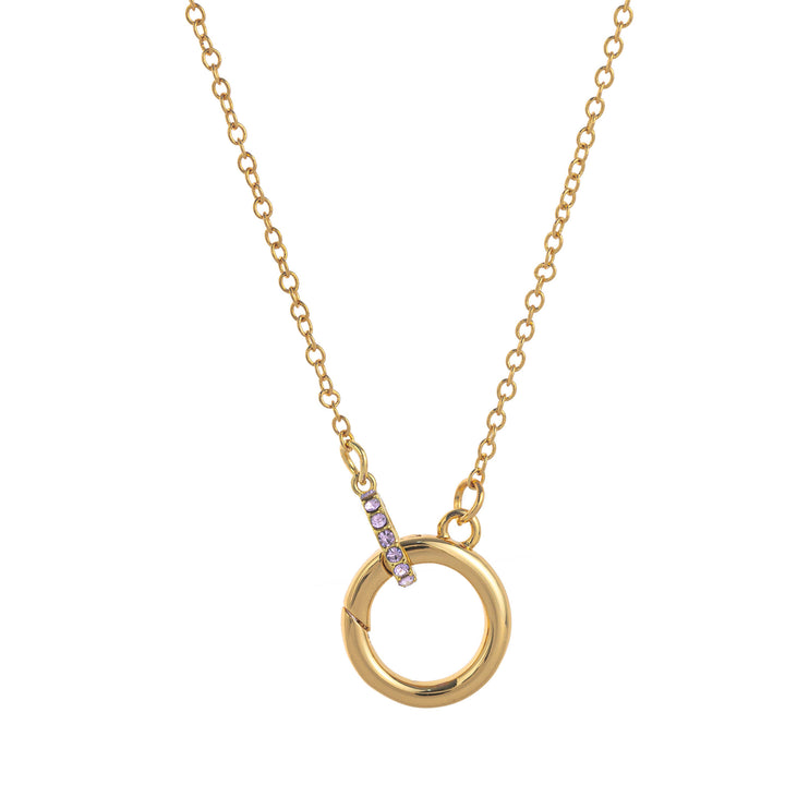 18K Gold Eternal Birth CircleNecklace