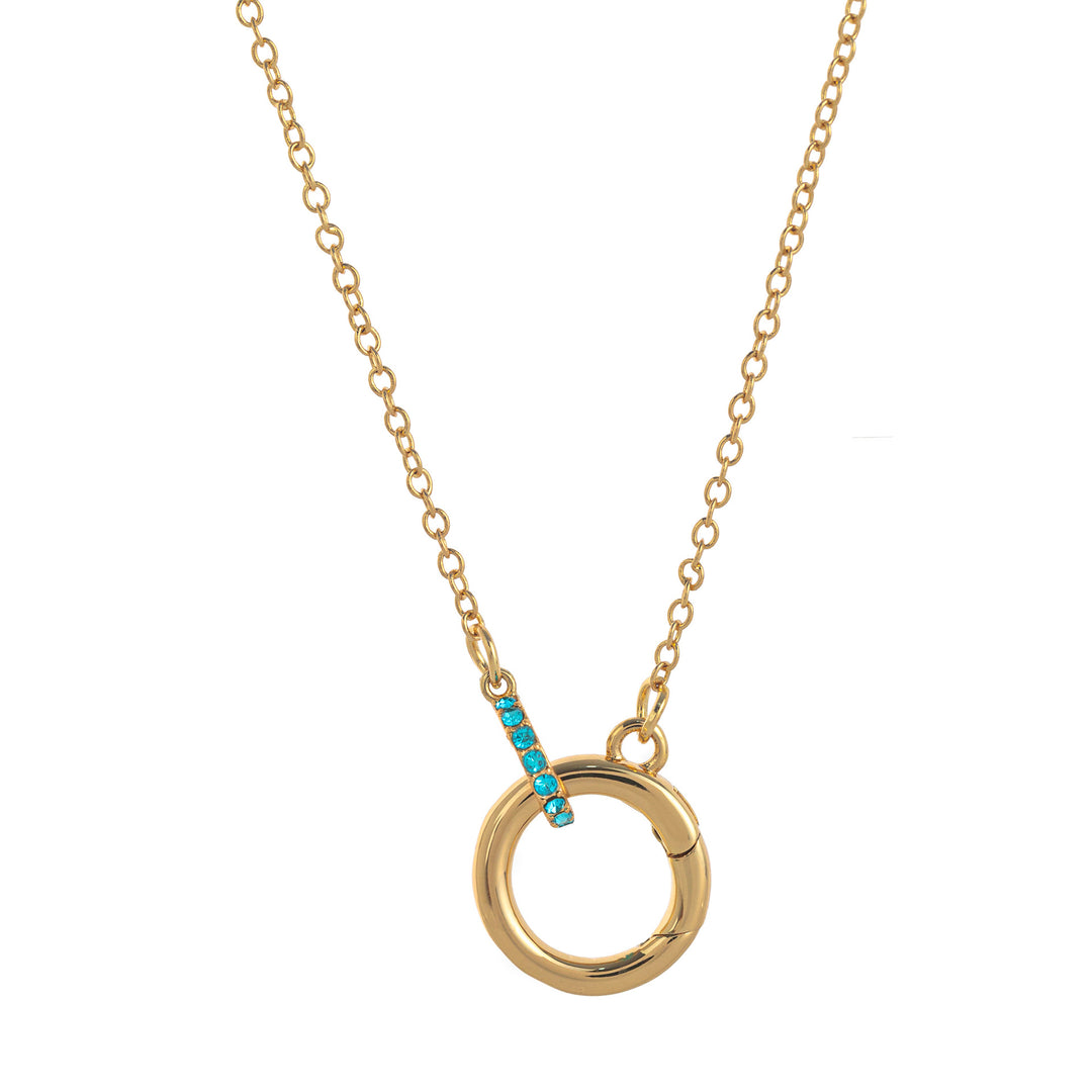 18K Gold Eternal Birth CircleNecklace