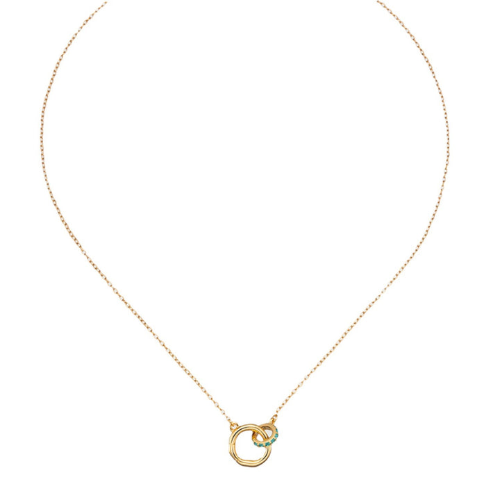 18K Gold Eternal Birth CircleNecklace