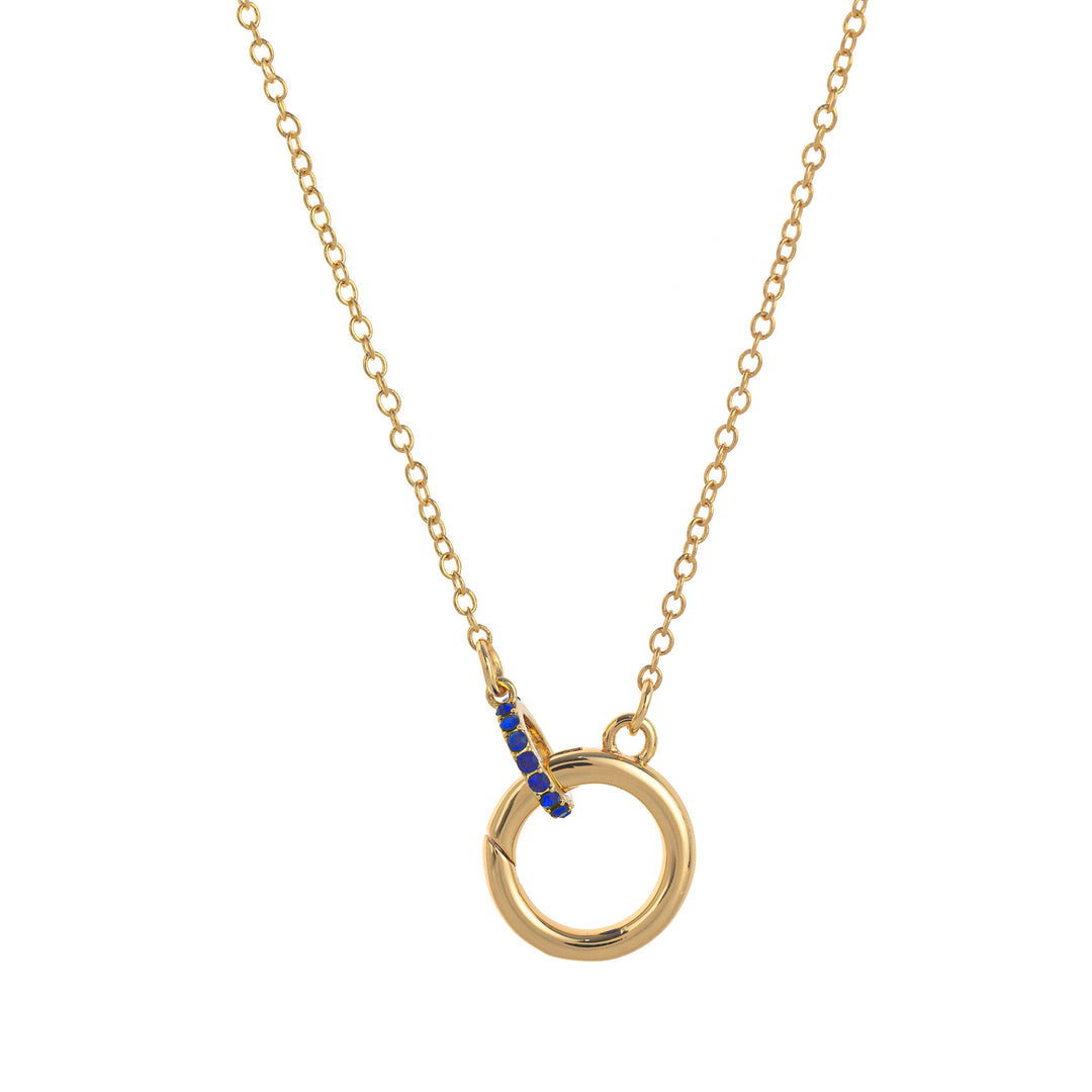 18K Gold Eternal Birth CircleNecklace