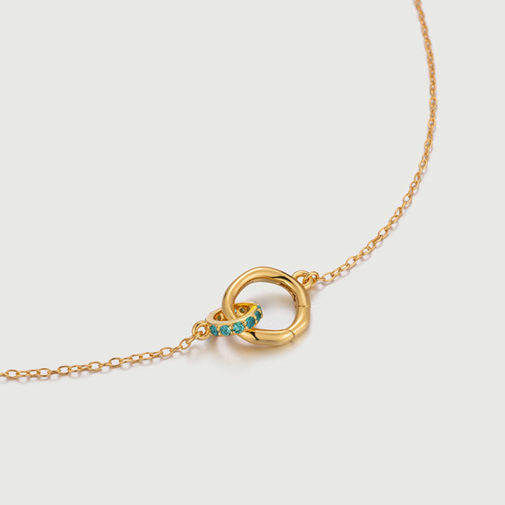 18K Gold Eternal Birth CircleNecklace