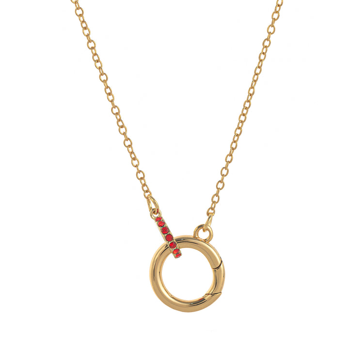 18K Gold Eternal Birth CircleNecklace